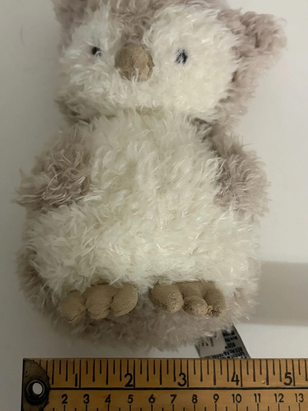 Jellycat Wisp Owl Plush Stuffed Animal Grey Cream